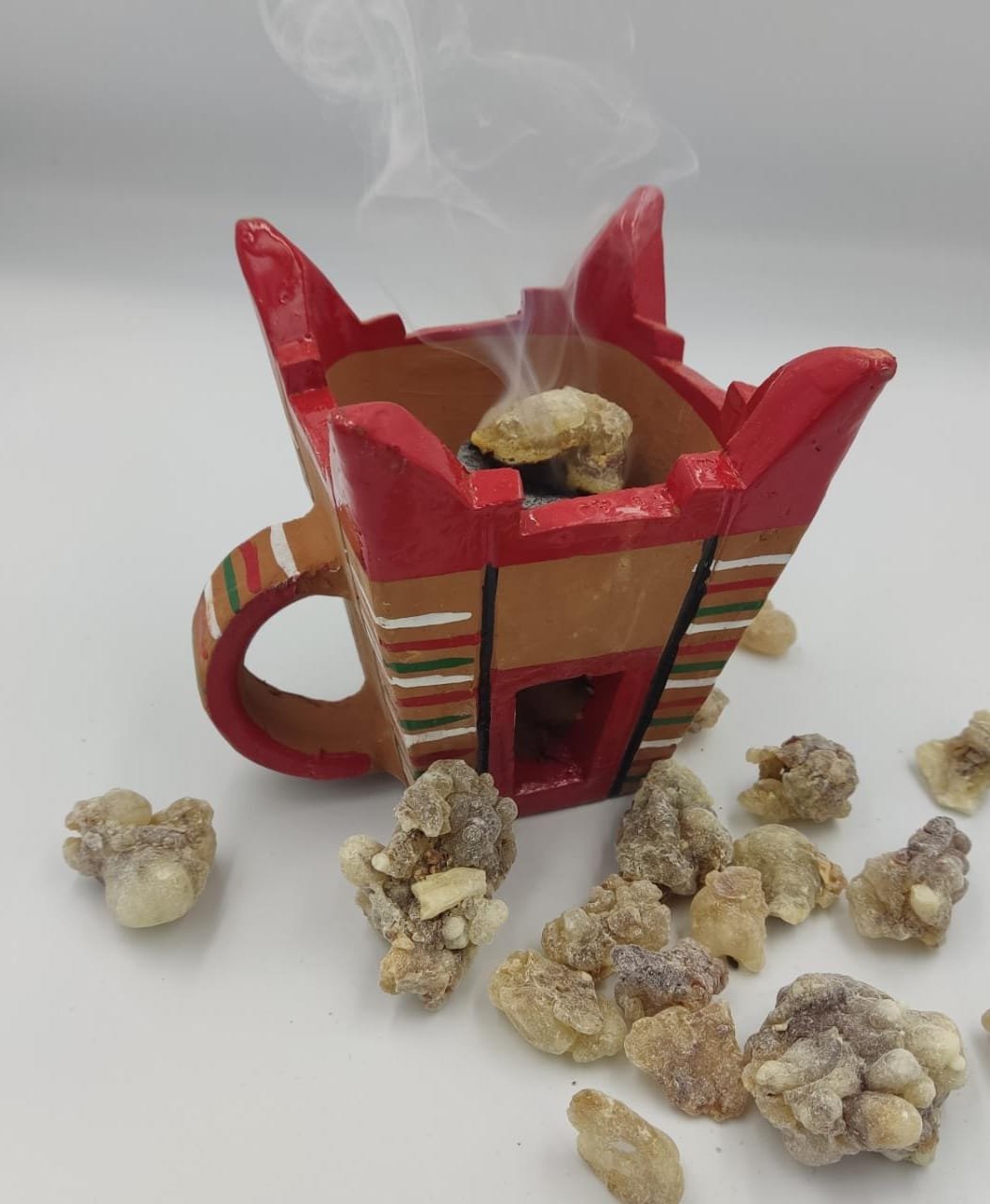 مبخرة فخارية عمانية (حجم كبير) - الصورة 2